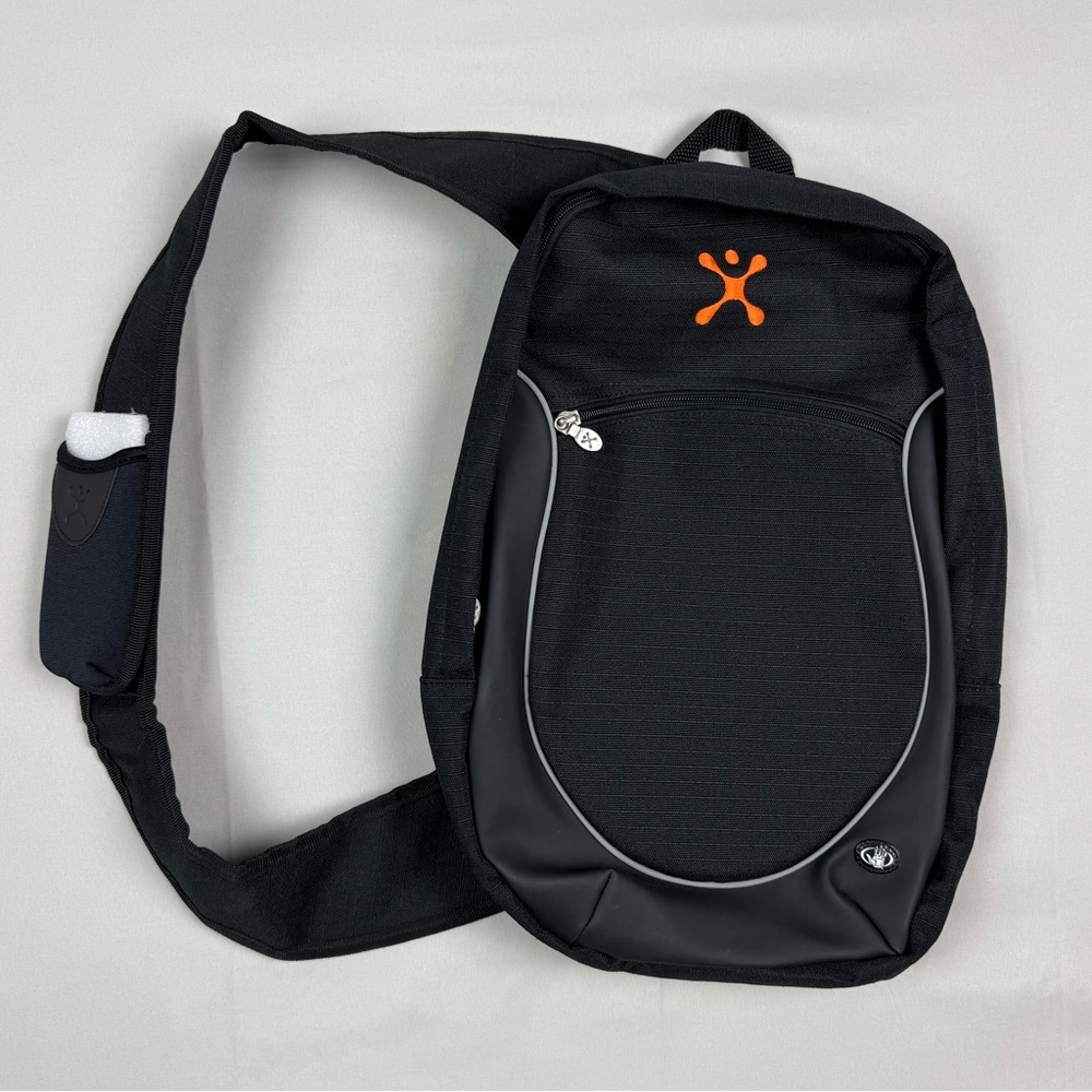 Vtg Cingular Wireless Cross Body Bag Y2K Black Ripstop NWOT